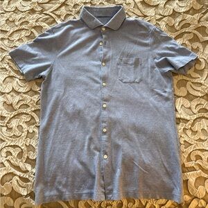 Versace Casual Blue Button Down Shirt